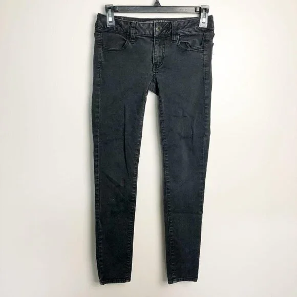 American Eagle Jegging Super Stretch Black - Picture 1 of 11